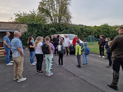 Uli begrüßte alle Anwesenden ...