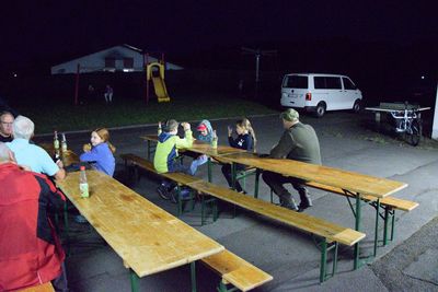 Getränke gab es selbstverständlich auch dazu.