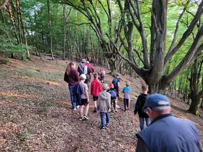 ... der zu dieser Zeit noch recht hell war.