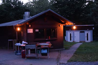 Alles war für die Ankunft der Wandergruppe vorbereitet.