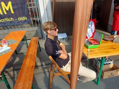 ... bei diesem herrlichen Sonnenschein kommen.