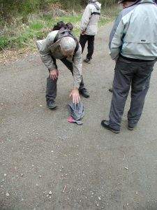 Jochen brauchte auf dem Rückweg eine kleine Pause.