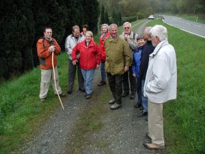 Treffpunkt war am Ortausgang von Ehringshausen in Richtung Leun.