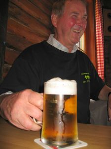 Die Stimmung stieg ...