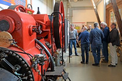 Die Dampfmaschine aus dem Jahr 1937 lieferte im ehemaligen Sägewerk Strom und Wärme.